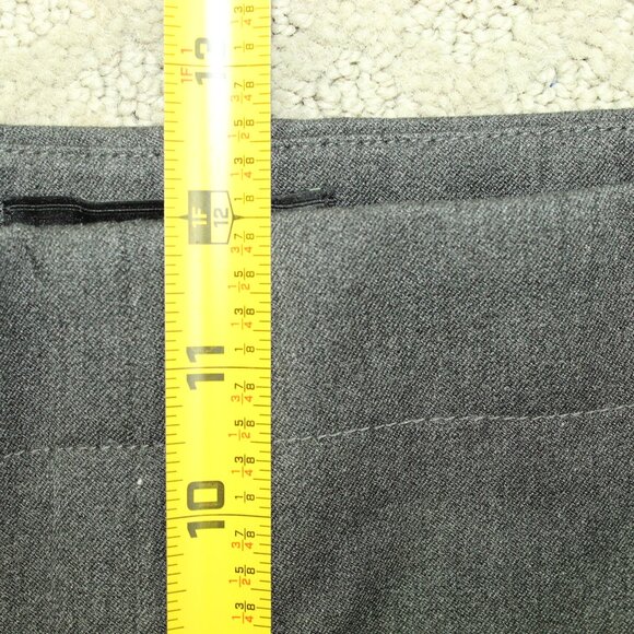 Talbots Women  Size 14 Gray Classic Slim Stretchy Side Zip Dress Pants - Picture 5 of 6
